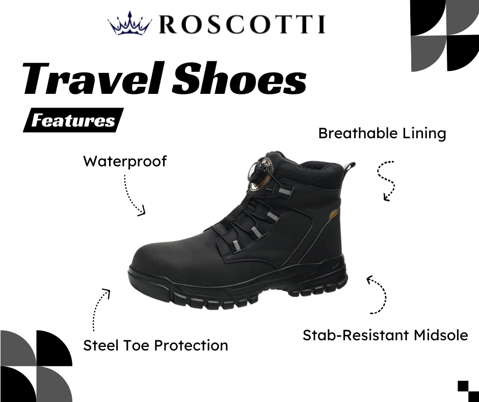 Waterproof Steel Toe Safety Boots – Anti-Smash & Stab-Resistant