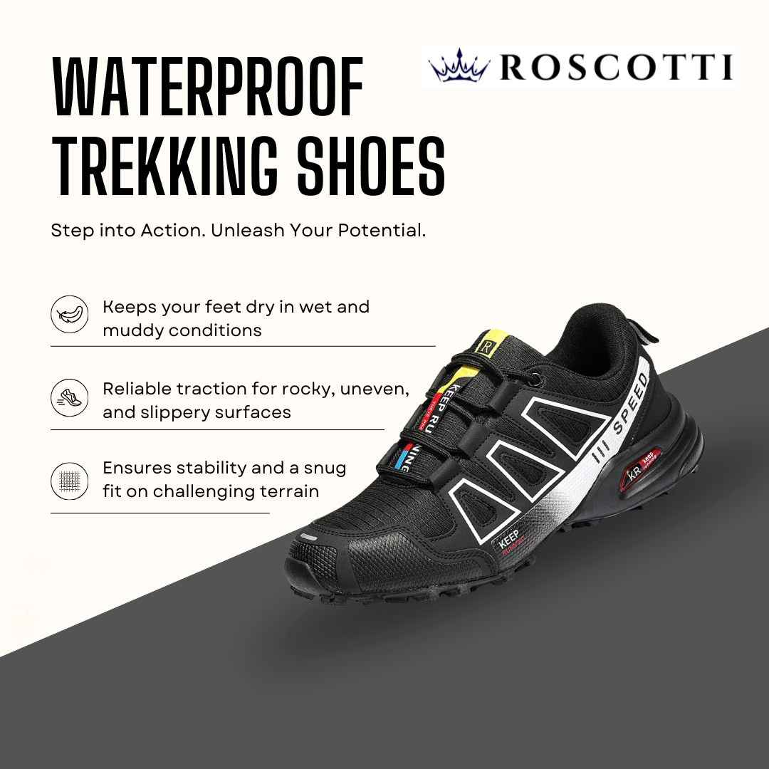 Waterproof Hiking & Trekking Shoes – Anti-Slip Outdoor Trainers