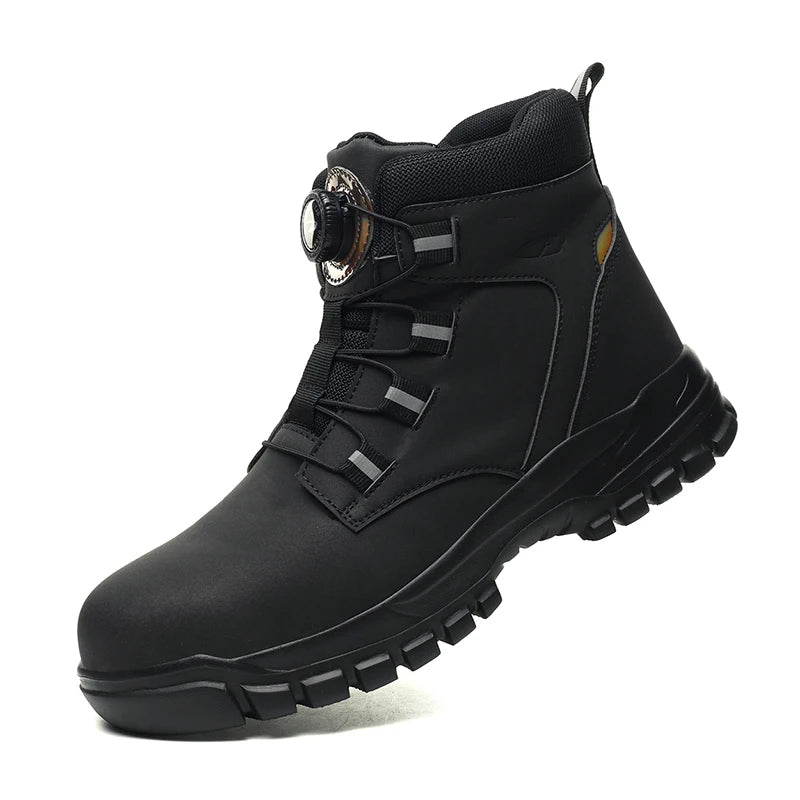 Waterproof Steel Toe Safety Boots – Anti-Smash & Stab-Resistant