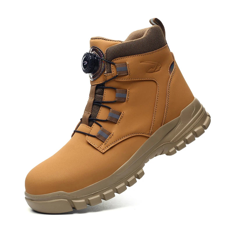 Waterproof Steel Toe Safety Boots – Anti-Smash & Stab-Resistant