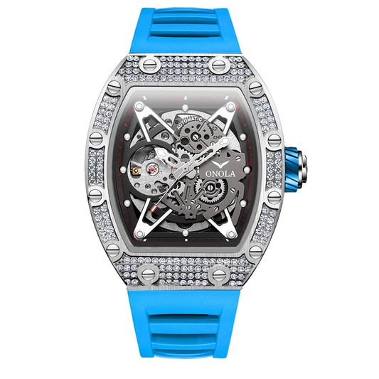 Men's Luxury Watch Hollow Out Fully Automatic Mechanical Watch